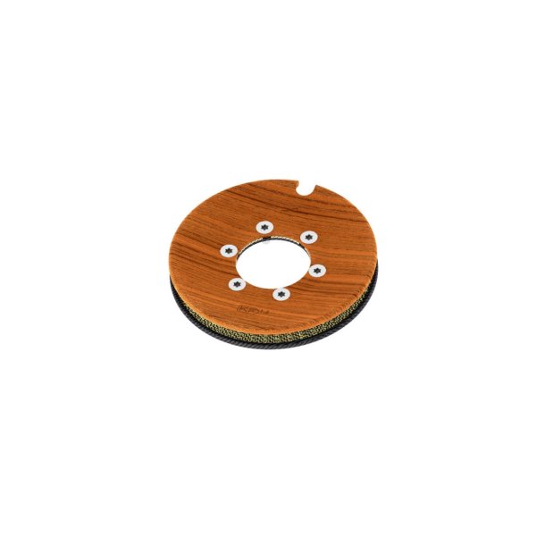 WOODEN VENEER ON 120 MM WHEEL